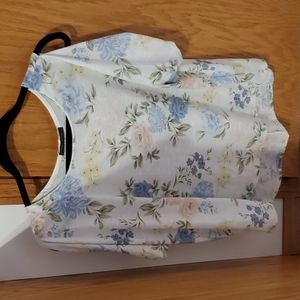 Suzy Shier Shoulder Cut Out Top